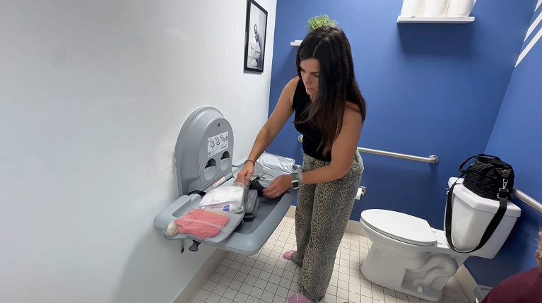 On-The-Go Travel Diaper Changing Pad: The Public Restrooms Solution